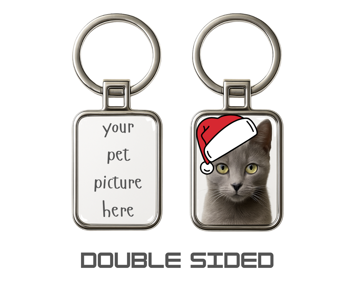 Custom Double-Sided Metal Keychain