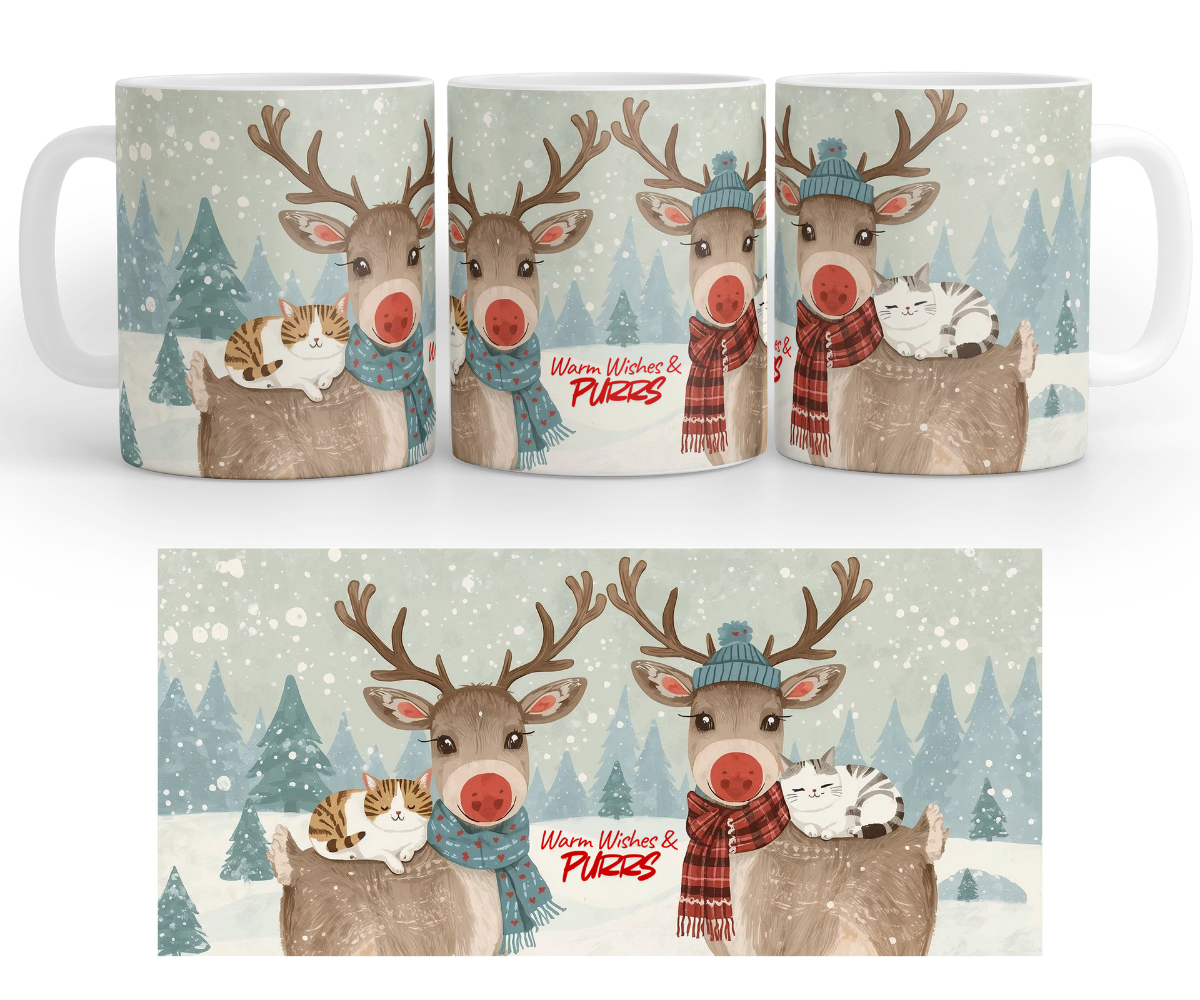 Warm Wishes & Purrs Mug