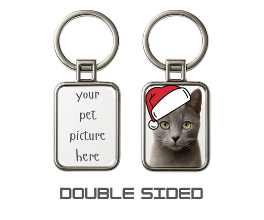 Custom Double-Sided Metal Keychain