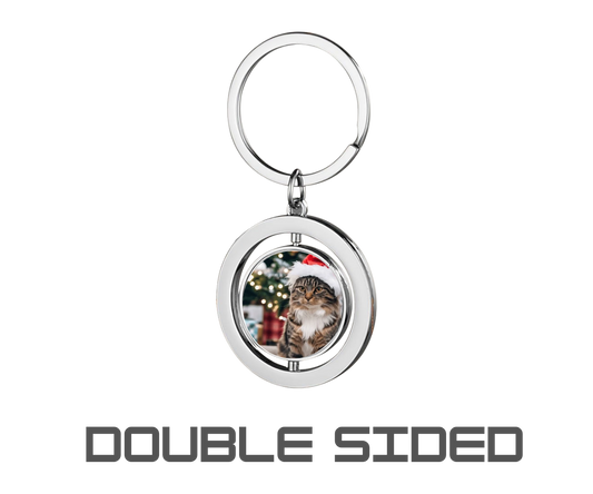 Rotating Metal Keychain