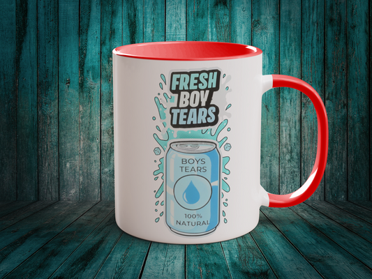 FRESH BOYS TEARS 11 oz mug
