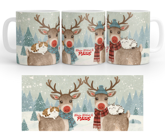 Warm Wishes & Purrs Mug